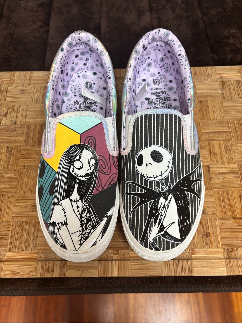 Ground Up Disney Nightmare Before Christmas Men’s Slip-On Canvas Cushioned 8.5